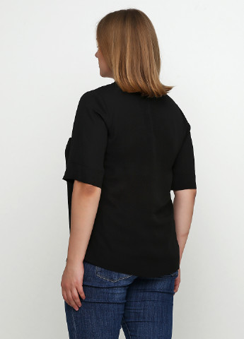 Черная летняя блуза LabelBe