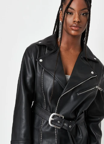 Черная куртка Missguided