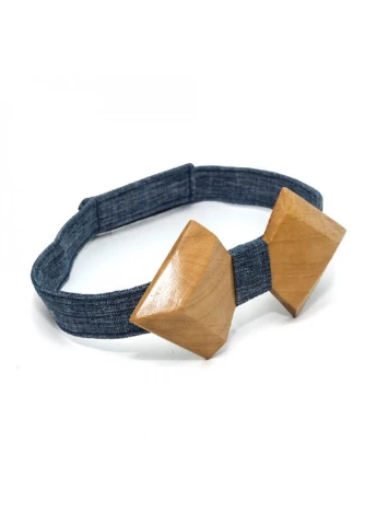 Дерев'яна Краватка-Метелик 11,5х4,5 см GOFIN (193792505)