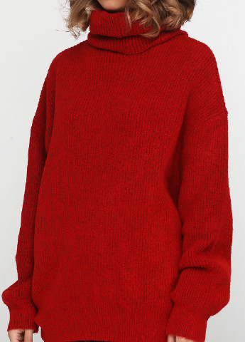 Красный демисезонный свитер CREP woman fashion
