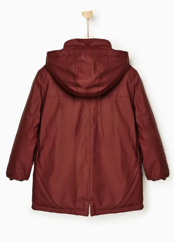 Бордовая демисезонная куртка Zara