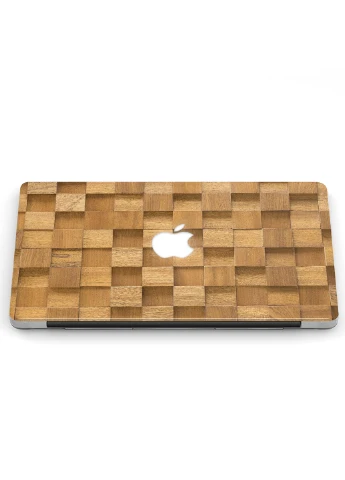 Чохол пластиковий для Apple MacBook 12 A1534 / A1931 Дерев'яні квадрати (Wooden squares) (3365-2395) MobiPrint (218867609)