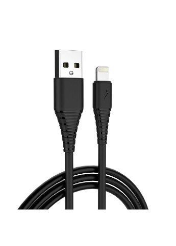 Зарядний пристрій g (CW-CHS013QCL-BK) Colorway 1usb quick charge 3.0 (18w) black + cable lightnin (253506926)