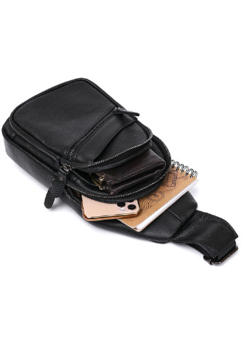 Мужская кожаная сумка через плечо 17х31х7 см Vintage (253491063)