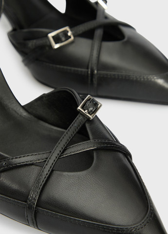 PRPY Туфлі слінгбекі чорний з натуральна шкіра, китай — літо (334684235)