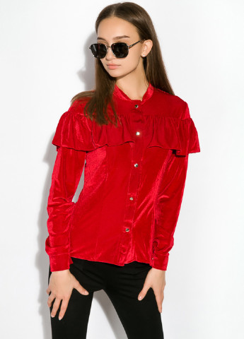 Червона демісезонна блуза Time of Style