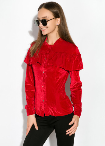 Червона демісезонна блуза Time of Style