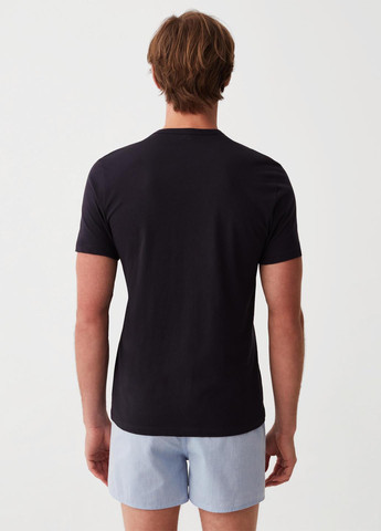 Чорна футболка OVS