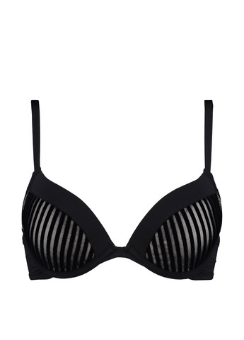 Чёрный бралетт бюстгальтер Hunkemoller с косточками полиамид