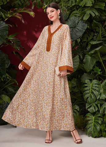 Комбінована кежуал сукня оверсайз SHEIN турецькі огірки