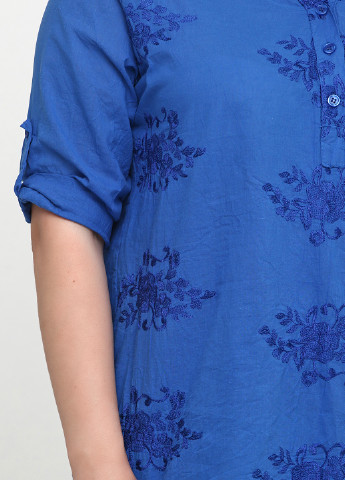 Синяя демисезонная блуза Italy Moda