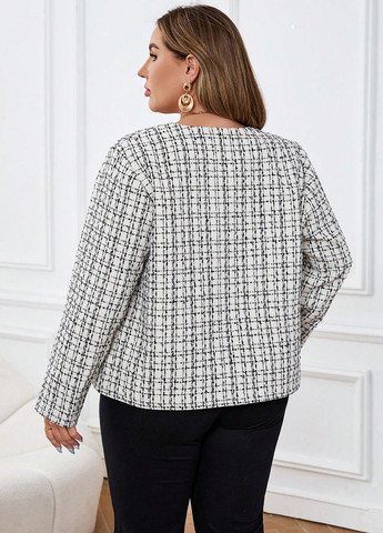 Белый демисезонный кардиган SHEIN