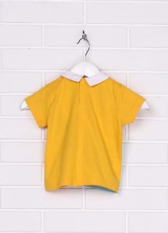 Желтая летняя футболка с коротким рукавом Agatha Ruiz de la Prada