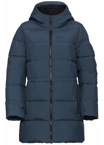 Синий зимний Пуховик Jack Wolfskin