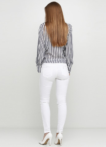 Джинси Liu-Jo завужені однотонні білі джинсові
