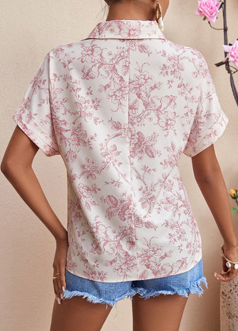 Светло-розовая блуза SHEIN