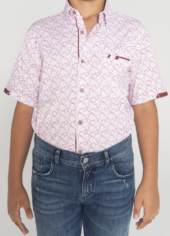 Цветная кэжуал рубашка с рисунком Redpolo