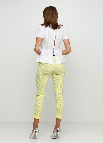 Желтые кэжуал демисезонные зауженные брюки Italy Moda