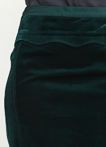 Зеленая кэжуал однотонная юбка Axel