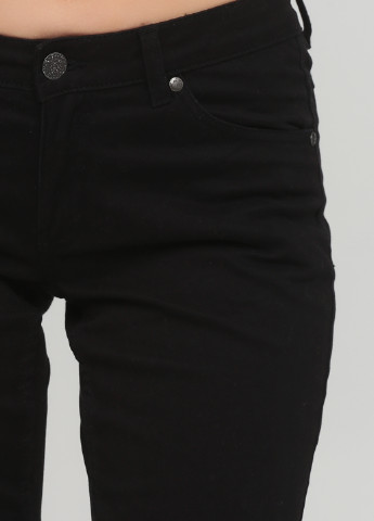 Черные кэжуал демисезонные зауженные брюки Blue Motion