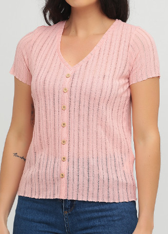 Светло-розовая летняя блуза Reserved