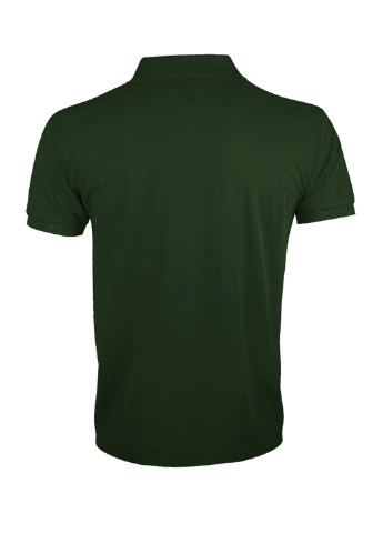 Темно-зеленая футболка-поло для мужчин Sol's однотонная