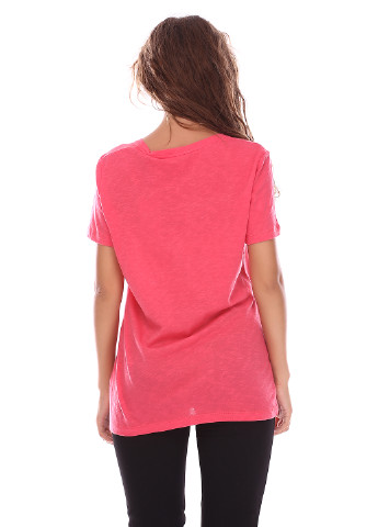 Рожева літня футболка з коротким рукавом Zone
