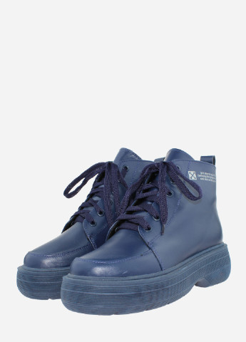 Зимние ботинки re2518 синий El passo