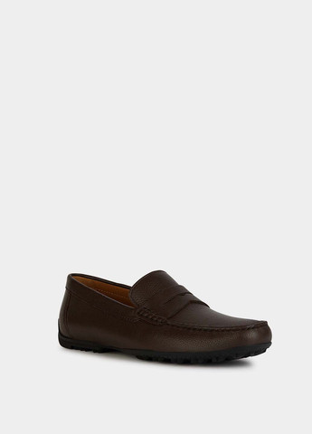 Темно-коричневые мокасины Geox