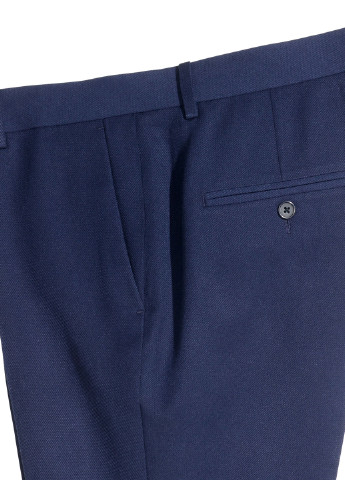 Синие классические демисезонные классические брюки H&M