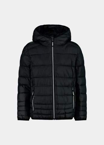 Чорна демісезонна куртка CMP JACKET FIX HOOD TAFFETA