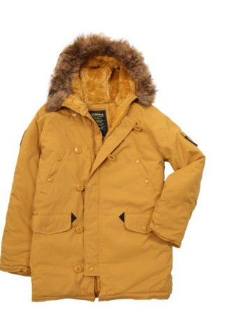 Жовта зимня куртка Alpha Industries