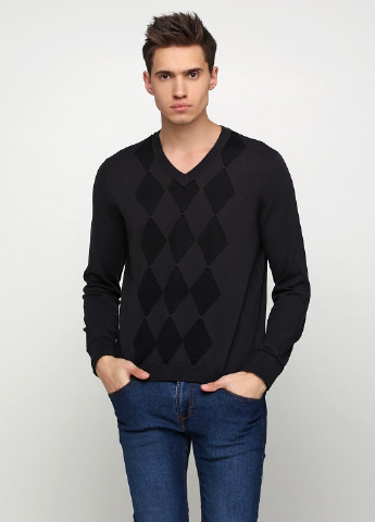 Темно-серый демисезонный пуловер пуловер Banana Republic
