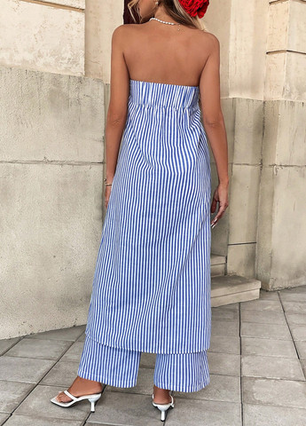 Комбінований літній комплект (блуза, штани) SHEIN