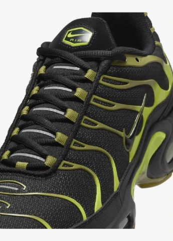 Чорні кросівки dm0032-010 демісезон Nike Air Max Plus Black