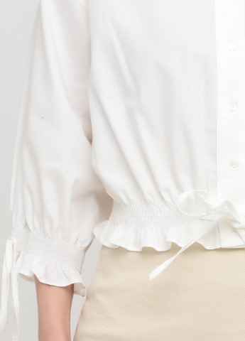 Белая летняя блуза Lefon