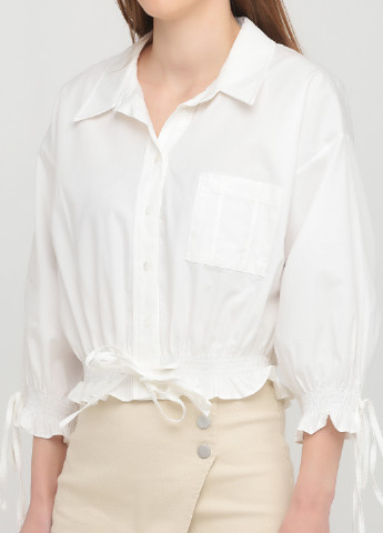 Белая летняя блуза Lefon