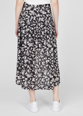 Темно-синяя кэжуал цветочной расцветки юбка Pepe Jeans