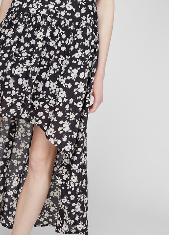 Темно-синяя кэжуал цветочной расцветки юбка Pepe Jeans