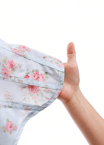 Голубая блуза SHEIN