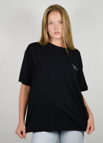 Черная летняя футболка женская черная Power Футболки