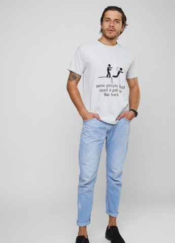 Серая футболка мужская YAPPI
