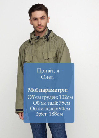 Оливковая (хаки) демисезонная куртка Ober