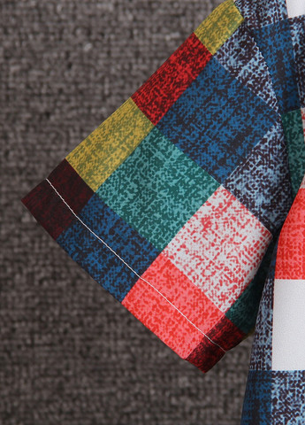 Цветная кэжуал рубашка в клетку SHEIN