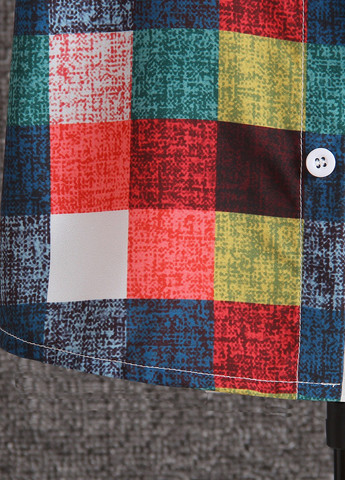 Цветная кэжуал рубашка в клетку SHEIN