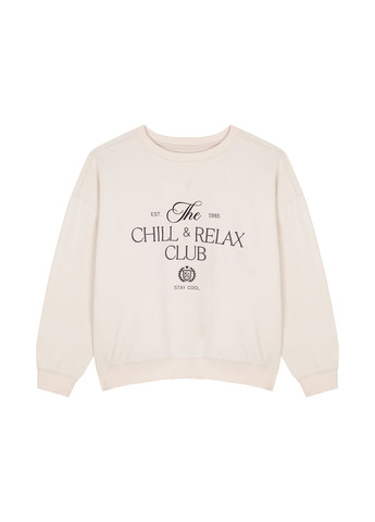 Белый свитшот Women'secret надпись без декора (367104026)