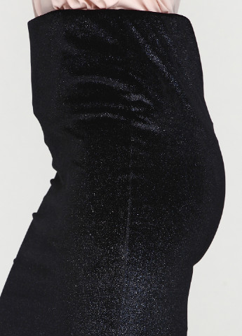 Темно-синяя кэжуал меланж юбка MBYM