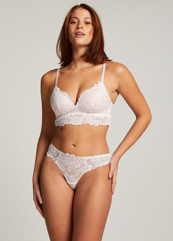 Білий бюстгальтер Hunkemoller без кісточок поліамід