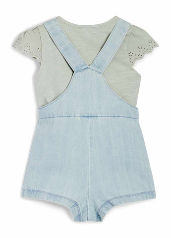 Комбінований літній комплект (футболка, комбінезон) C&A