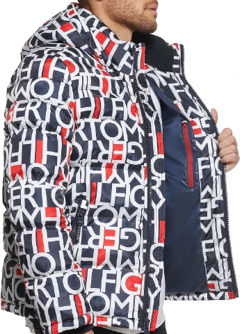 Синя демісезонна куртка Tommy Hilfiger